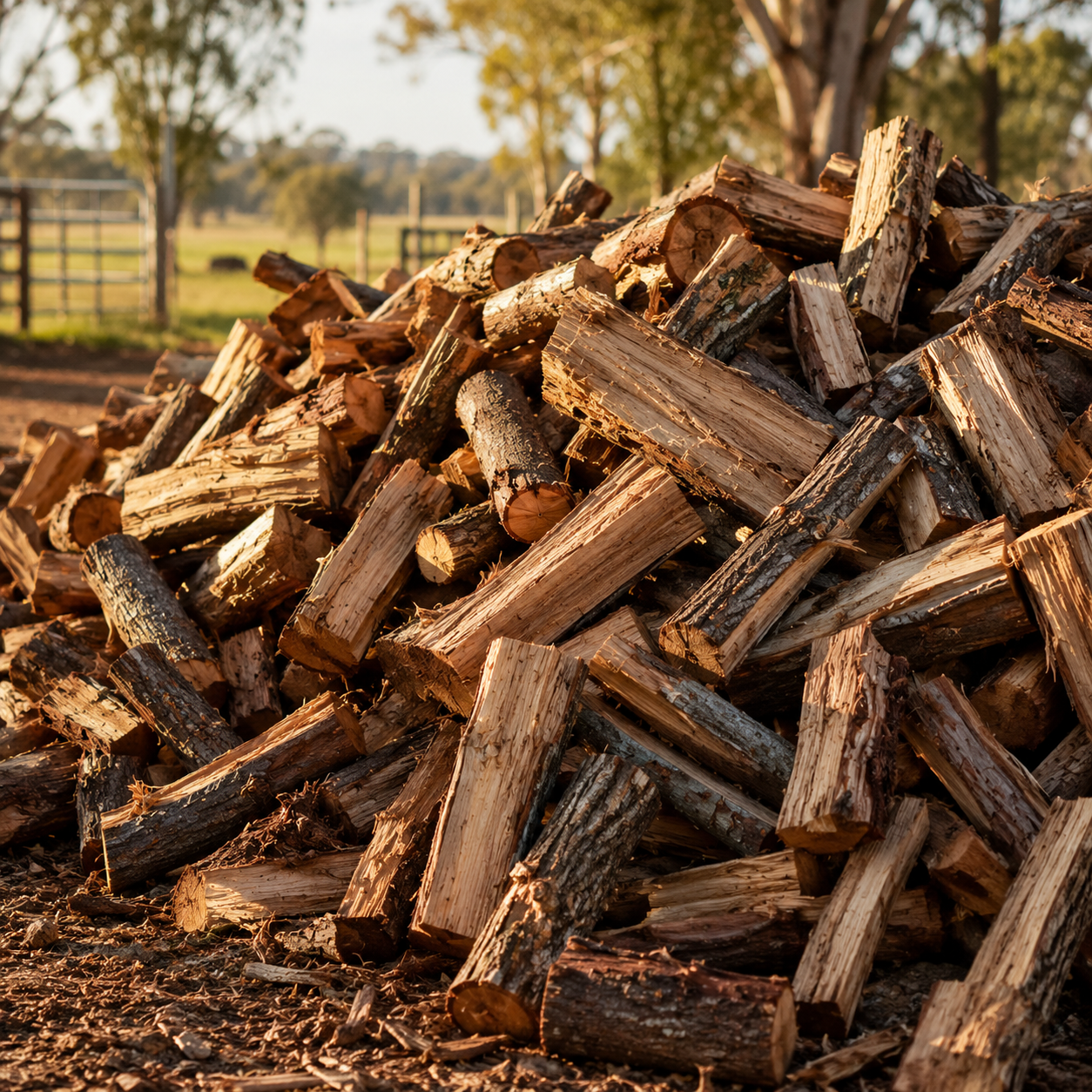 Black Wattle Firewood Full Bakkie Load